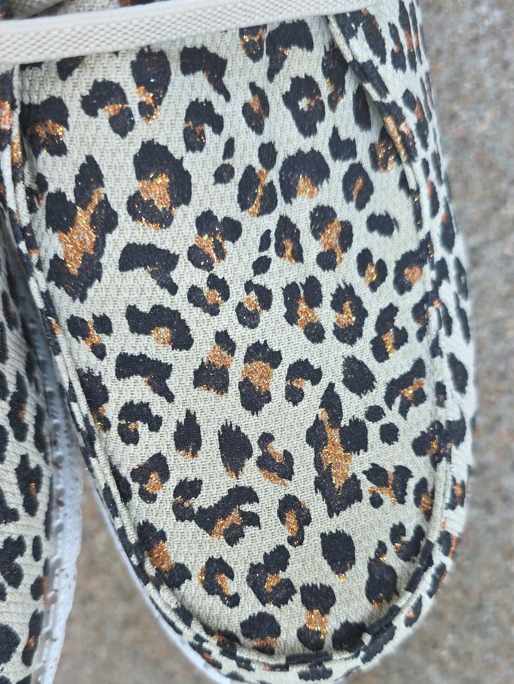 Roper Hang Loose Low Glitter Cheetah Leopard Chukka Loafer Shoes Size 9.5 - Picture 4 of 12